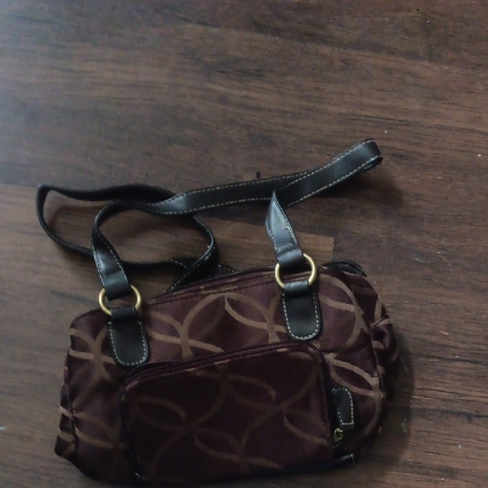 Brown Patterned Women's Bag
